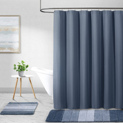 Rideau de douche simple de couleur unie Jaen