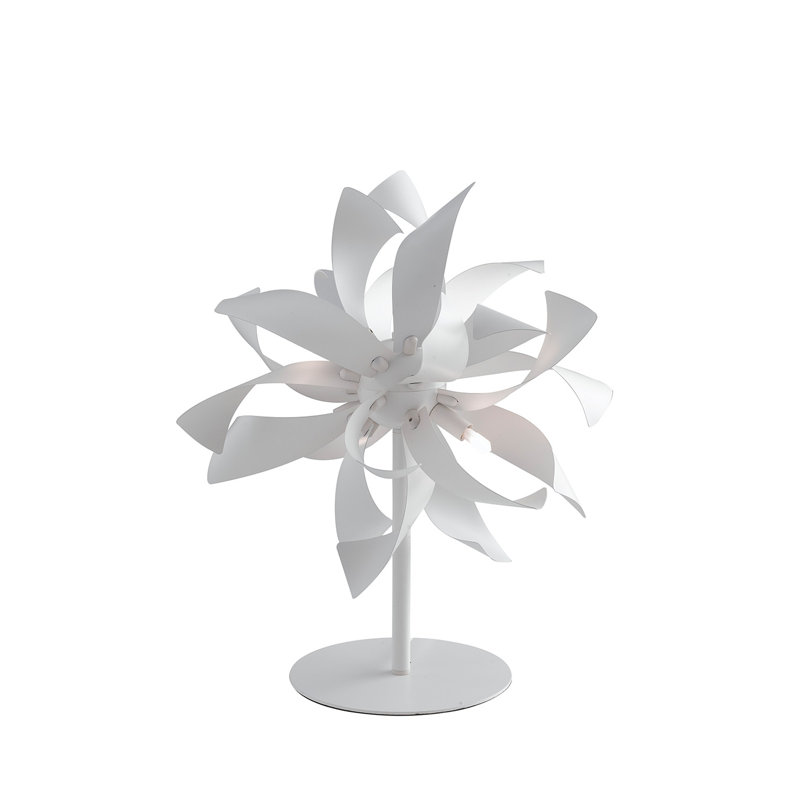 Fasching Metal Novelty Lamp, White