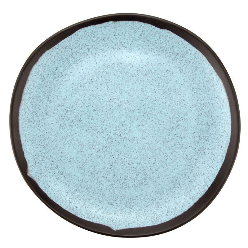  Assiette à pain en mélamine de 7 po, ensemble de 12, Bleu