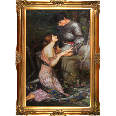 « lamia » par john william waterhouse, peinture encadrée