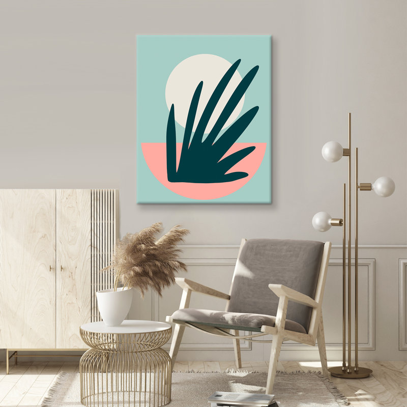 «Boho Greco II», art mural sur toile tendue par Lisa Kaw, H 16 po x l 12 po x P 1,5 po, Toile tendue