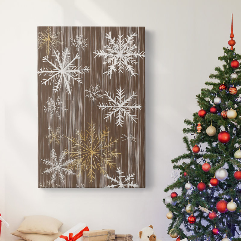 Art des Fêtes de Noël - Toile tendue avec châssis XXII, H 12 po x l 8 po