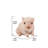 Chubby Piglet Sitting Statue