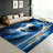 Dynamic Soccer Ball Area Rug, Splash Art Design, Non-Slip Indoor Floor Mat, Washable for Living Room, Bedroom, Home Decor and Accessories-129889039