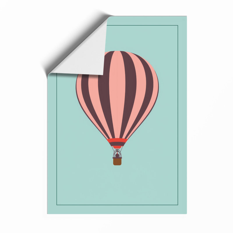 Hot Air Balloon Dream Minimalist - Framed Print, A3 - 42.0 x 29.7 cm, Unframed
