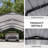 20 FT Galvanized Steel Carport-126057452