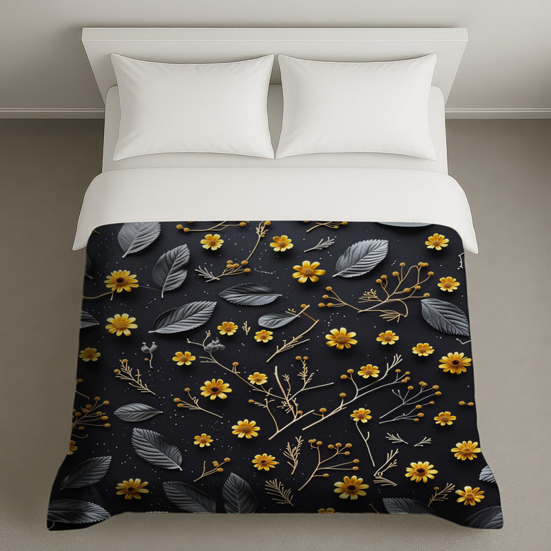 Housse de couette Floral, Grand lit
