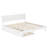 Phoenix Wood Platform Bed with Trundle-891028862-891028860