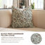Housse de coussin à motif floral Fabividine - Coussin élégant avec imprimé de blocs - Neera Bel-109599846