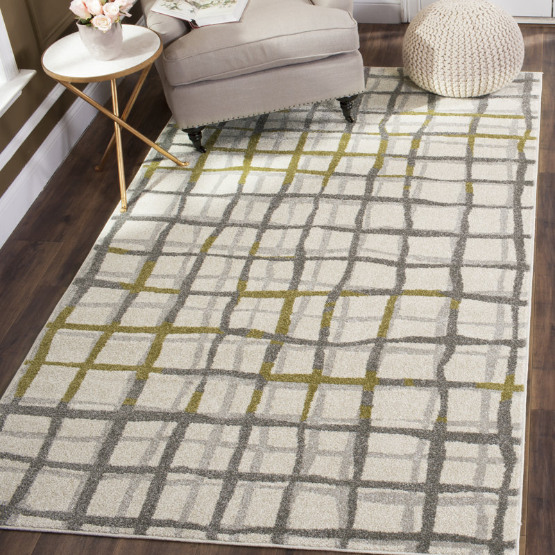 Seto Performance Abstract Rug, Rectangle 4' x 6'