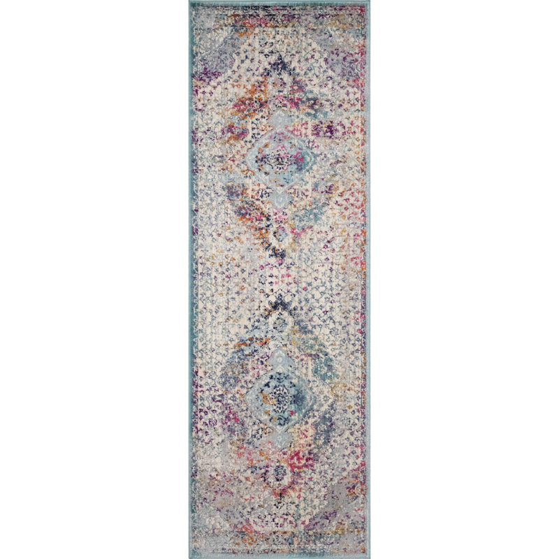 Mosely Silver Area Rug, Runner 2' x 6'1"