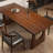Maricio 6 - Person Pine Solid Wood Solid Wood Top Sled Dining Set-692620974