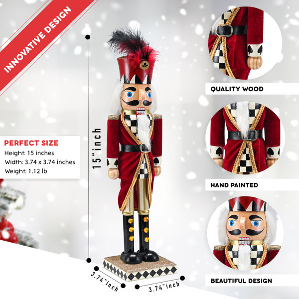 Wooden Christmas Holiday Knight Nutcracker