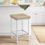 Tabouret de comptoir 24 po Antiona