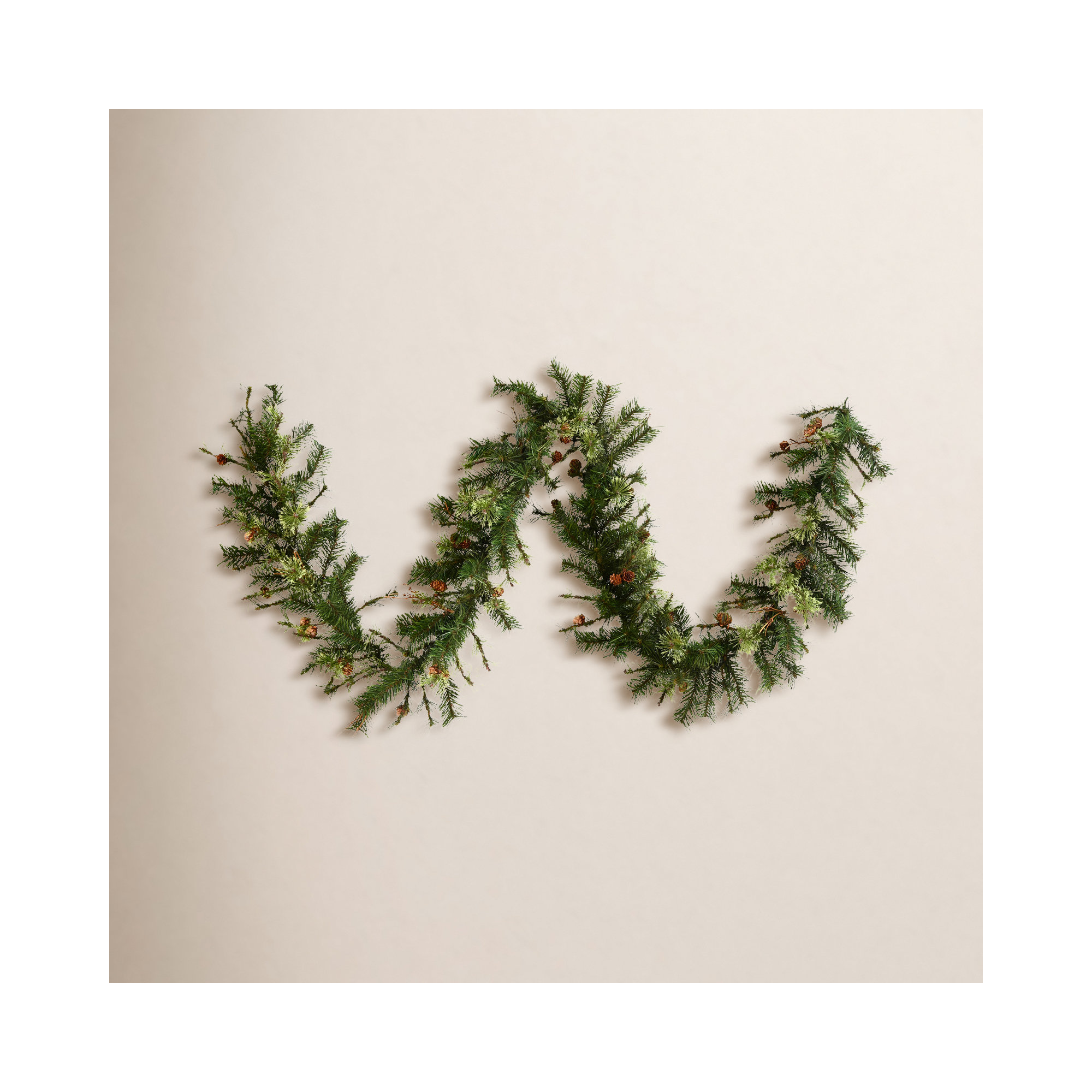 Galarza Mixed Country Pine Artificial Christmas Garland, 12" x 108"