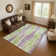Premium Machine Washable Mehara AMF1684 Stripes Rug