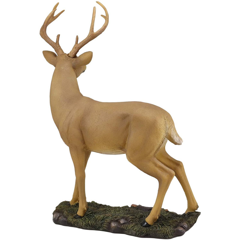 Carbon Whitetail Deer Outdoor Statue
