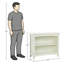 Bibliothèque de style chalet à 2 tablettes L 14 po x l 36 po x H 30 po Alaterre Furniture-988595155