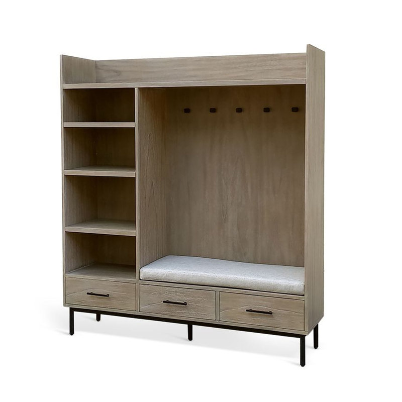 Banc de rangement à 3 tiroirs Jiny