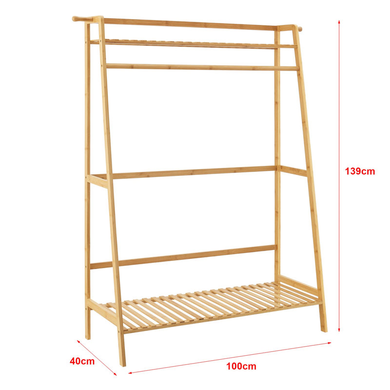 Hajra 100cm Adjustable Clothing Rack