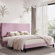 Dunphy Upholstered Platform Bed with Adjustable Headboard