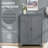Industrial Storage Cabinet, Steel Garage Cabinet With Double Doors And Adjustable Shelves-1425305751