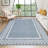 Modern Border Machine Washable Area Rug for Living Room Bedroom Stain Resistant Throw Carpet for Home Decor Office-1257857281