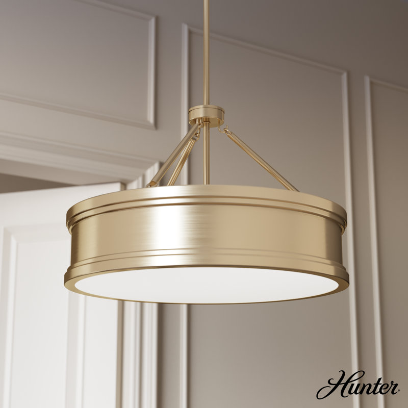 Capshaw 5 Light Pendant 21 Inch Ceiling Light Fixture, Alturas Gold