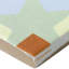Carrelage de terrain en porcelaine 9 "x 9" Anabella Uffizi
