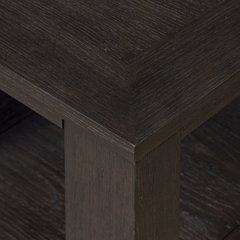 Thomas End Table-Dark Anthracite Oak Veneer, Dark Anthracite Oak