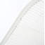 OUTDOOR PATIO WICKER LOVE SEAT, WHITE PE RATTAN & IRON FRAME, SET OF 1