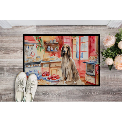 Paillasson afghan Hound Christmas Cookies DAC3706