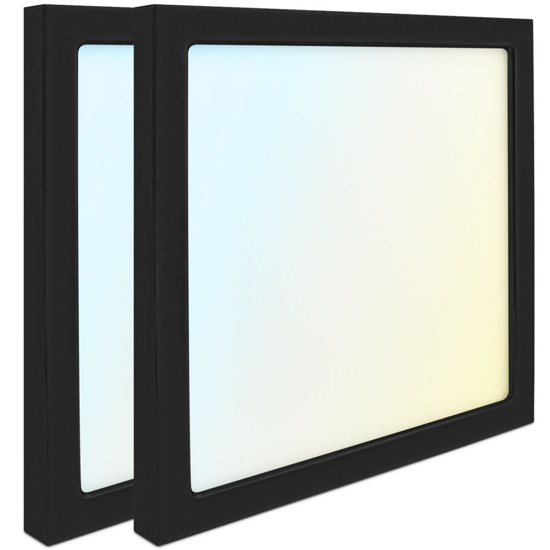 LED Flush Mount, Black
