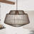 Jasmine Roth 4 - Light Sable Rattan Geometric Pendant