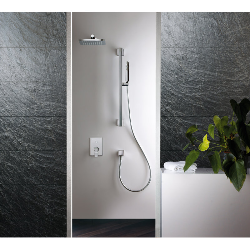 Gattinara Pressure Balanced Valve Trim Only with Diverter with Single Lever Handle, Valve Required, Brushed Nickel