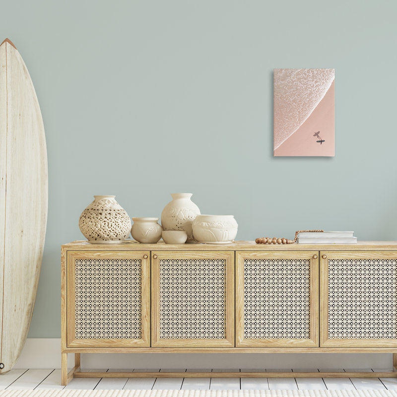 «Beach Surfer Silhouette» par Nataly White, H 16 po x l 24 po