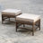 Johnny 9-Person Weather Resistant Outdoor Seating Group with Swivel Rocker Chairs -1838089247