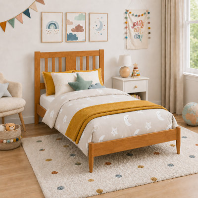 Finley Wood Platform Bed
