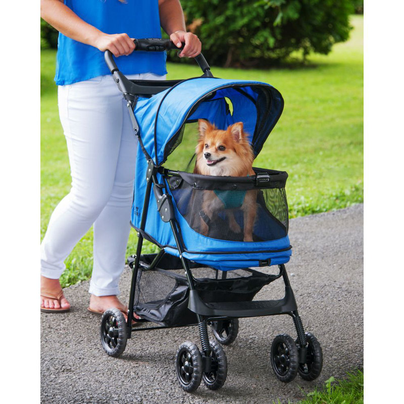 Foldable Pet Stroller, Sapphire