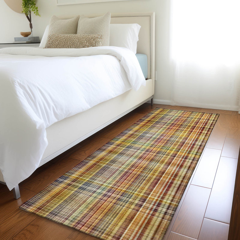 Tapis intérieur / extérieur Kinslee, Tapis de couloir 2 pi 3 po x 7 pi 6 po