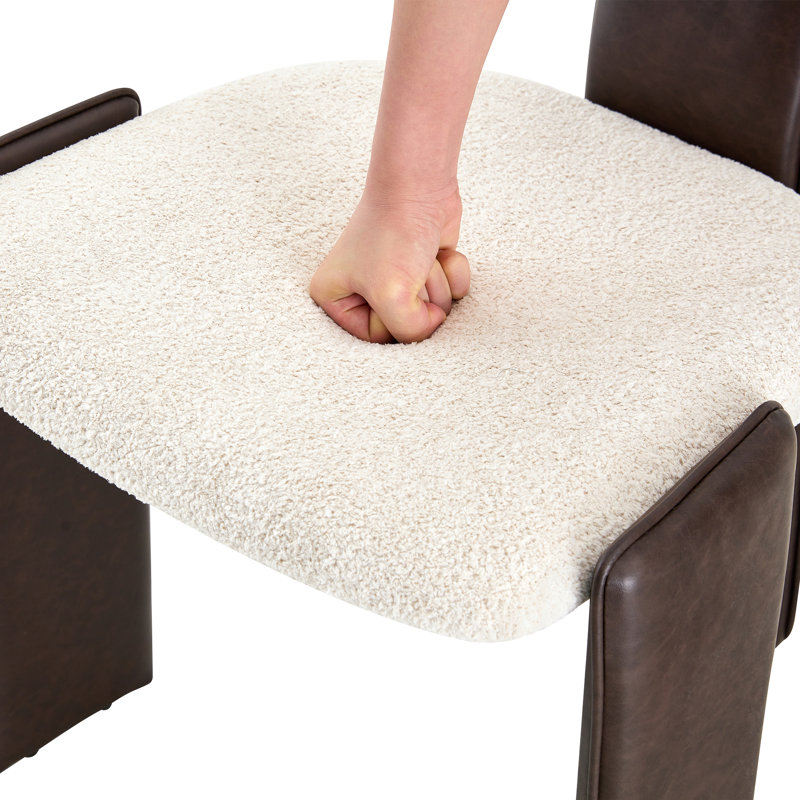 Chaises de salle à manger, Blanc cassé