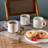 Over&Back Stackable Semi-Matte Hand-Finished Stoneware Mugs, Set of 4-109534490