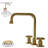 Widespread Single-handle Bathroom Faucet with Drain Assembly-87196257