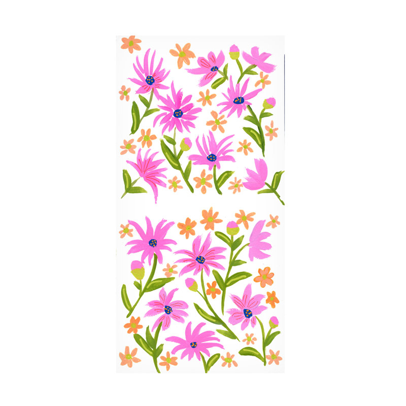 Wrapped Canvas Wall Art - Suzanne Allard 'spread 12' Wall Art for Living Room, Bedroom, or Office Décor  - 24x47