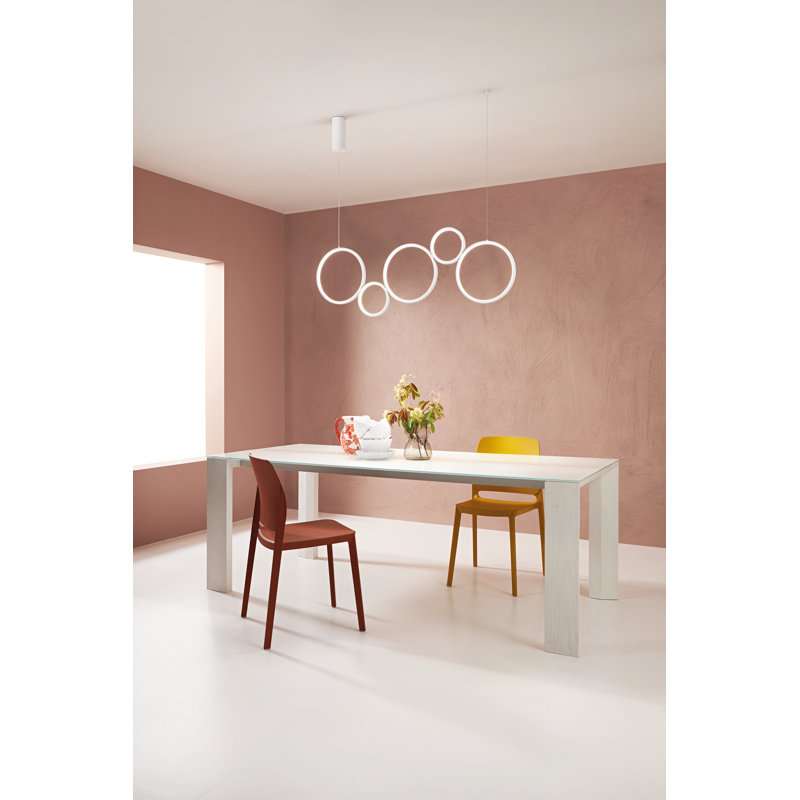 Snover 1 - Light White Geometric Pendant