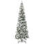 Arbre de Noël artificiel pin enneigé 7,5 pi avec des branches réalistes et 668 pointes