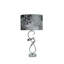 Table Lamp with Metal Base For Bedroom Furniture, Bedside Buffet Lamp with Linen Shade-751476760