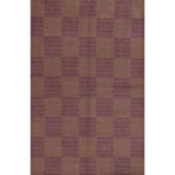 Hand Woven Wool Checkered Area Rug