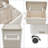 48L/12.68Gal Laundry Basket With Wheel-357775704