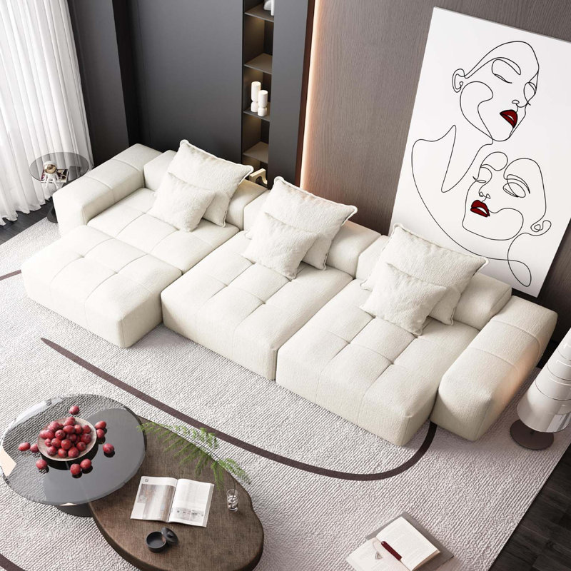 Canapé modulaire surdimensionné Modern, Beige